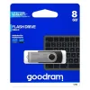 USB-tikku GoodRam UTS2 USB 2.0 Musta Hopeinen 8 GB (1 osaa)