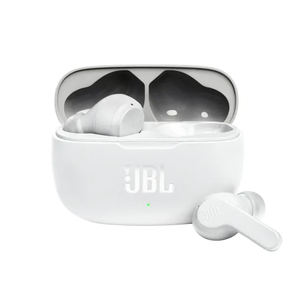 Bluetooth Kuulokkeet Mikrofonilla JBL JBLW200TWSWHT Valkoinen