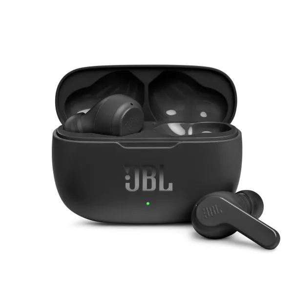Bezvadu austiņas ar uzlādes ietvaru JBL Wave 200 Melns Bezvadu