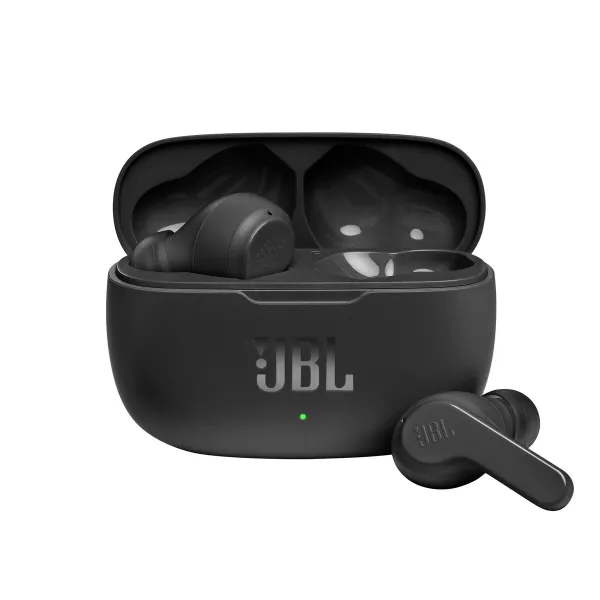 Bezvadu austiņas ar uzlādes ietvaru JBL Wave 200 Melns Bezvadu