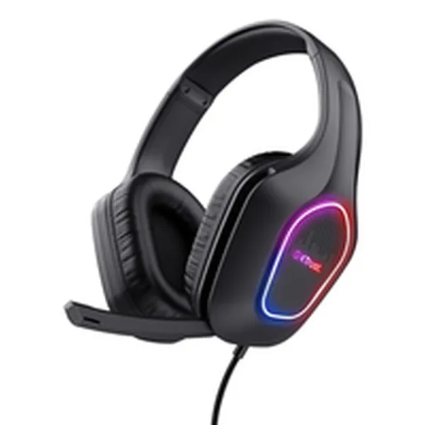 Gaming Headset with Microphone Trust GXT 416 Zirox Black Multicolour