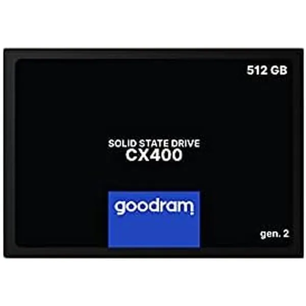 Kietasis diskas GoodRam CX400 SSD 550 MB/s TLC 3D NAND 512 GB SSD