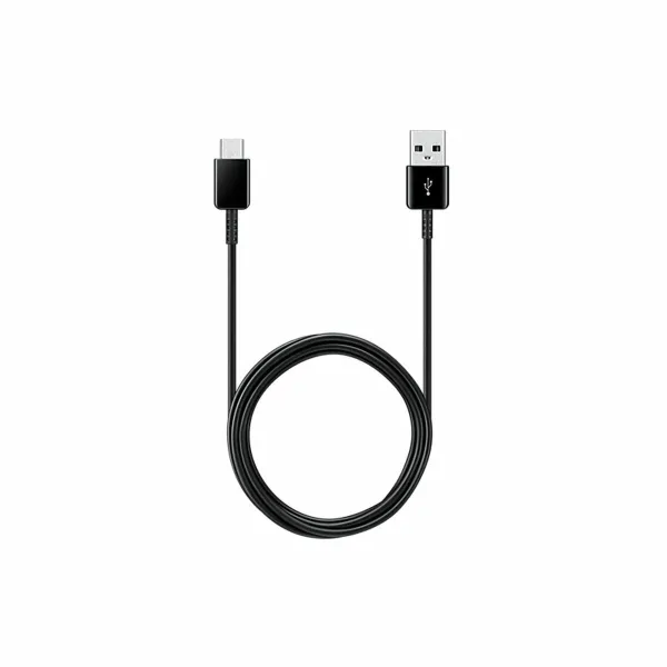 USB A - USB C kabelis Samsung EP-DG930 Juoda 1,5 m