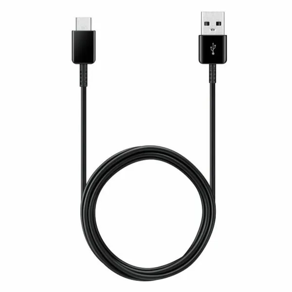 USB A - USB C kabelis Samsung EP-DG930 Juoda 1,5 m