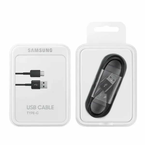 USB A to USB-C Cable Samsung EP-DG930 Black 1,5 m
