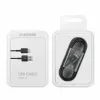 USB A - USB C kabelis Samsung EP-DG930 Juoda 1,5 m