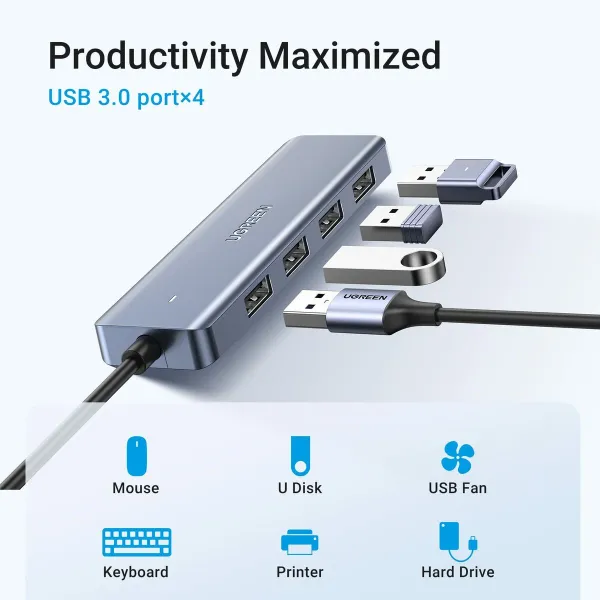 USB-Lightning Kaabel Ugreen 70336 0,15 m Hall
