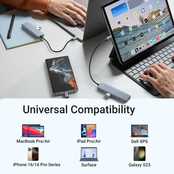 USB to Lightning Cable Ugreen 70336 0,15 m Grey