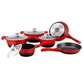 Keittoastiat Royalty Line BS1010M Musta Punainen 10 Kappaletta