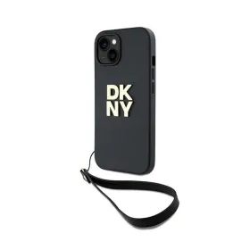 DKNY Wrist Strap Stock Logo - Case for iPhone 15 / 14 / 13 (Black)