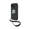 DKNY Wrist Strap Stock Logo - Case for iPhone 15 / 14 / 13 (Black)
