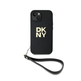 DKNY Wrist Strap Stock Logo - Case for iPhone 15 / 14 / 13 (Black)