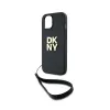 DKNY Wrist Strap Stock Logo - Case for iPhone 15 / 14 / 13 (Black)