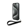 DKNY Wrist Strap Stock Logo - Case for iPhone 15 / 14 / 13 (Black)