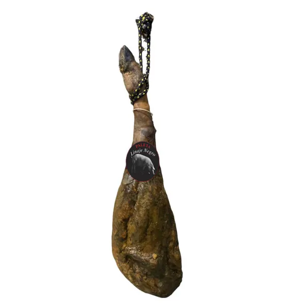 Grain-Fed Ham Shoulder Linaje Negro 3,5 kg x 2 Bottle of red wine 750 ml x 3 Monte Real