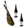 Cebo šķiņķa plecs Linaje Negro 5 kg Pudele sarkanvīna 750 ml x 2 Monte Real