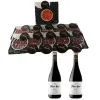 Cebo-kinkun lapa Linaje Negro 100 g x 10 Pullo punaviiniä 750 ml x 2 Monte Real