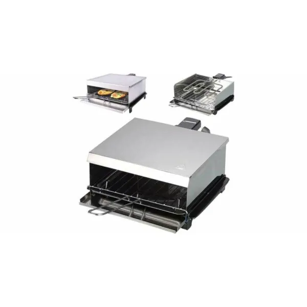 Sumuštinių keptuvė grilis Royalty Line ST-800 Sidabras 800 W