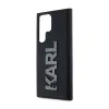 Karl Lagerfeld 3D Rubber Glitter Logo - Samsung Galaxy S23 Ultra Case (black)