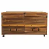 Bottle rack Alexandra House Living Natural Fir wood 60 x 55 x 100 cm