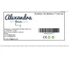 Bottle rack Alexandra House Living White Canvas MDF Wood 60 x 55 x 100 cm