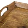 Tarjotin Alexandra House Living Ruskea Mangopuu 31 x 16 x 49 cm