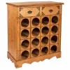 Bottle rack Alexandra House Living PVC Wood Iron 31 x 69 x 63 cm With boxes