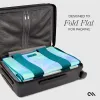Case-Mate Large Travel Tote Bag – Waterproof Shoulder Bag with Phone Pouch (Emerald Blue Soap Bubble)