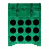 Butelių laikiklis Alexandra House Living PVC Medžio Metalinis 28 x 59 x 45 cm Dėžė