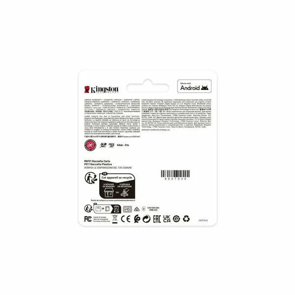 Micro SD Memory Card with Adaptor Kingston SDS3/1TB 1 TB