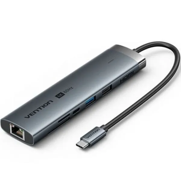 USB-C Hub Vention TGUHB Grey