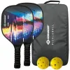 Pickleball Paddle Schildkröt Black Wood
