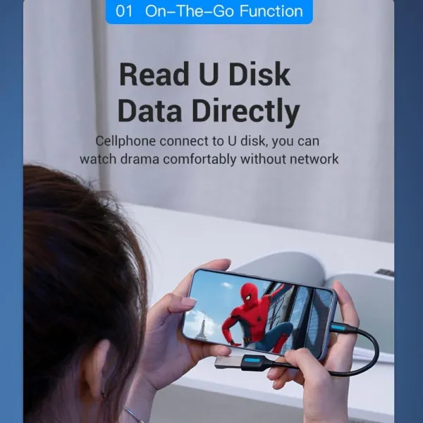 USB-C Hub Vention TGUHB Grey