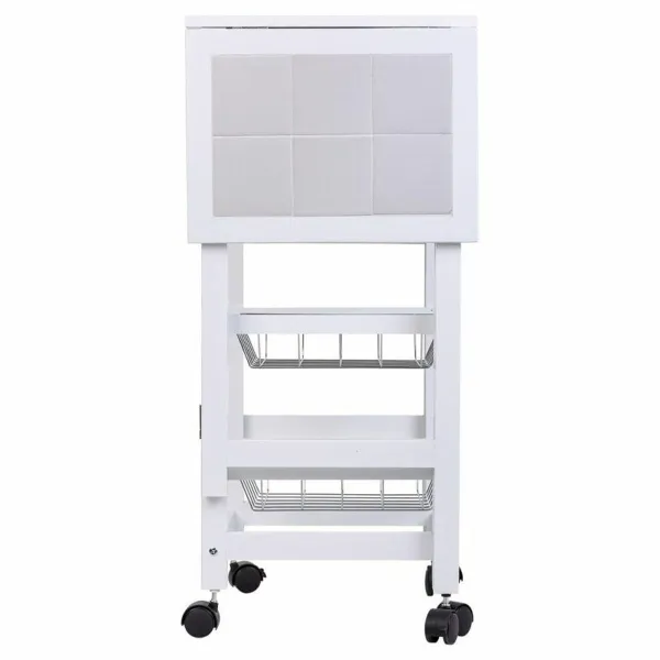 Keittiökärry Alexandra House Living Valkoinen 37 x 79 x 91 cm