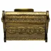 Tray Alexandra House Living Copper Glass Aluminium MDF Wood 17 x 7 x 43 cm