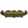 Поднос Alexandra House Living Медь Cтекло Алюминий Деревянный MDF 17 x 7 x 43 cm