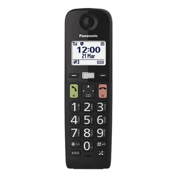 Wireless Phone Panasonic KX-TGU112EXB White Black