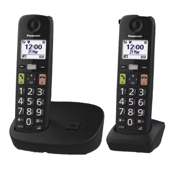 Wireless Phone Panasonic KX-TGU112EXB White Black