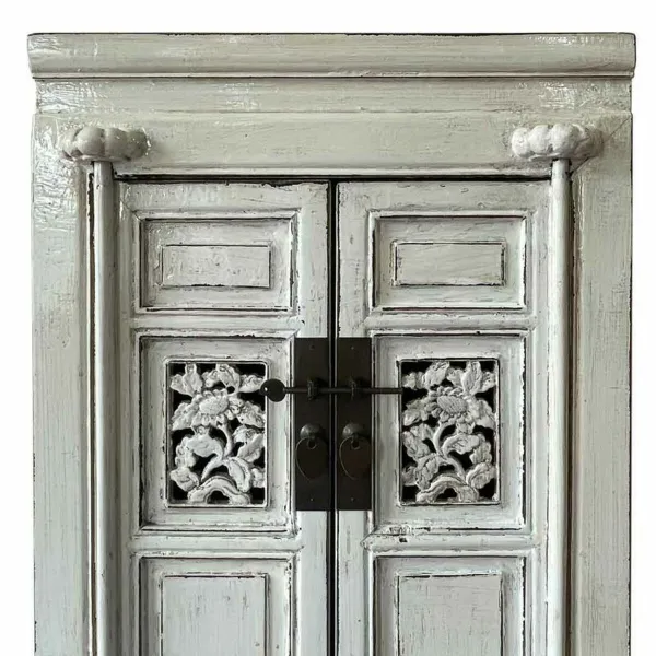 Bottle rack Alexandra House Living White Wood Elm wood 45 x 170 x 55 cm