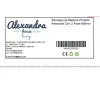Tray Alexandra House Living White Natural Mango wood 25 x 6 x 48 cm