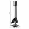 Fireplace Utensils Alexandra House Living Black Iron 15 x 61 x 15 cm