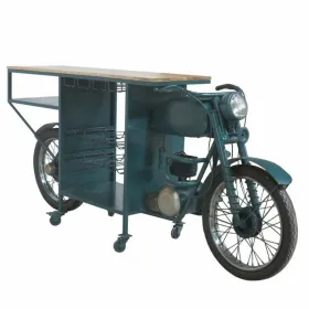 Butelių laikiklis baras Alexandra House Living Drive Mėlyna 45 x 100 x 210 cm