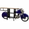 Pulloteline baari Alexandra House Living Drive Sininen 45 x 98 x 235 cm