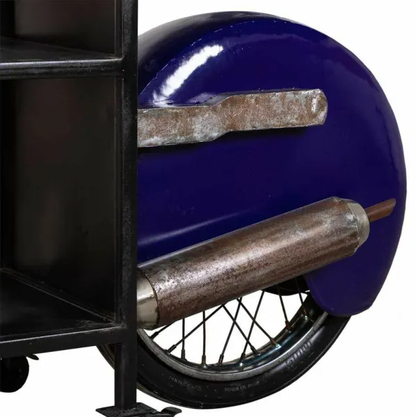 Pulloteline baari Alexandra House Living Drive Sininen 45 x 98 x 235 cm