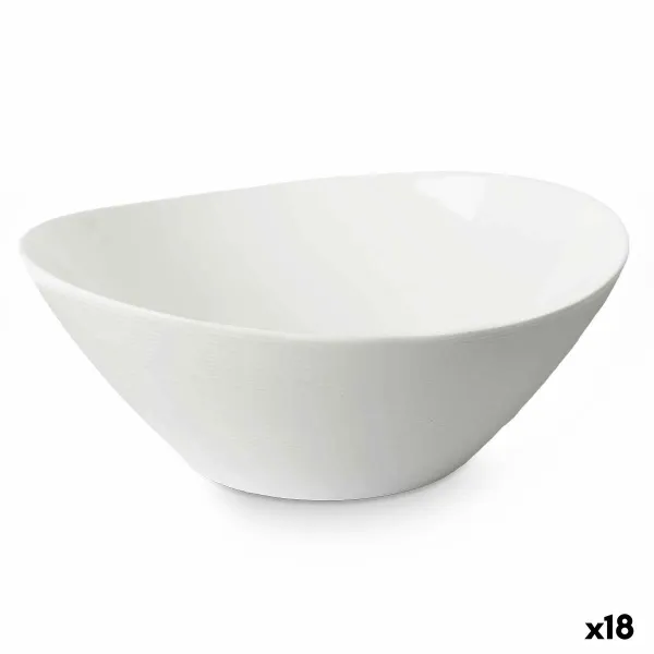 Поднос Vivalto Белый Опаловое стекло 25 x 10 x 23 cm (18 штук)