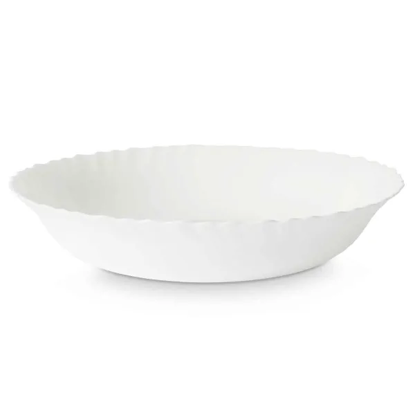 Salaattikulho Vivalto Valkoinen Opaliinilasi 27,5 x 5,5 x 27,5 cm (18 osaa)