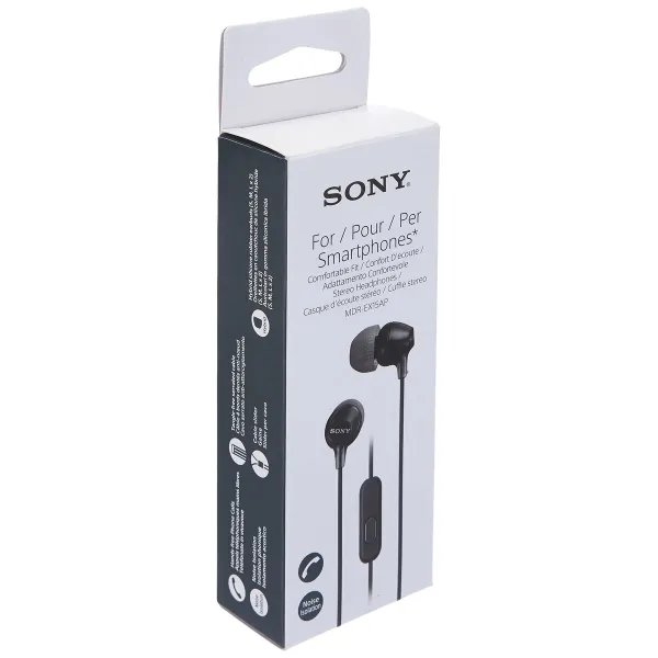 Headphones Sony MDR-EX15AP Black