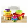 Set of lunch boxes Privilege Multicolour 3 L 7 Pieces 12 Units
