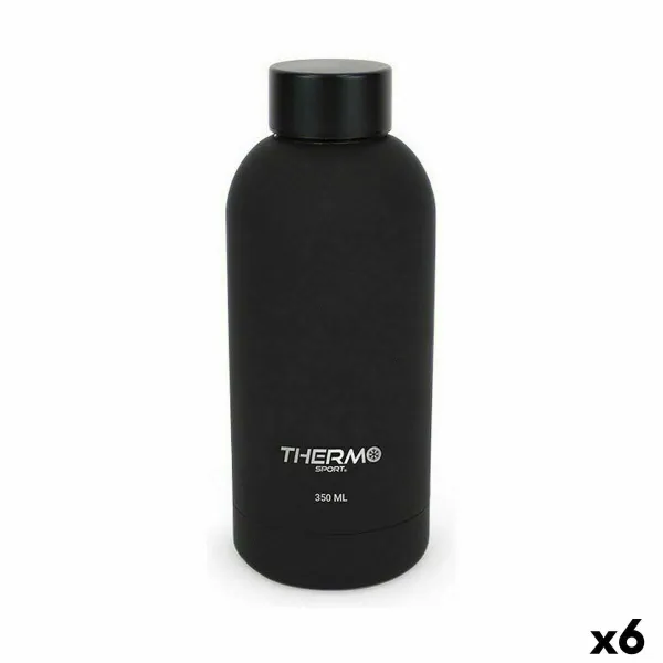 Termospullo ThermoSport Musta Soft Touch 6 osaa