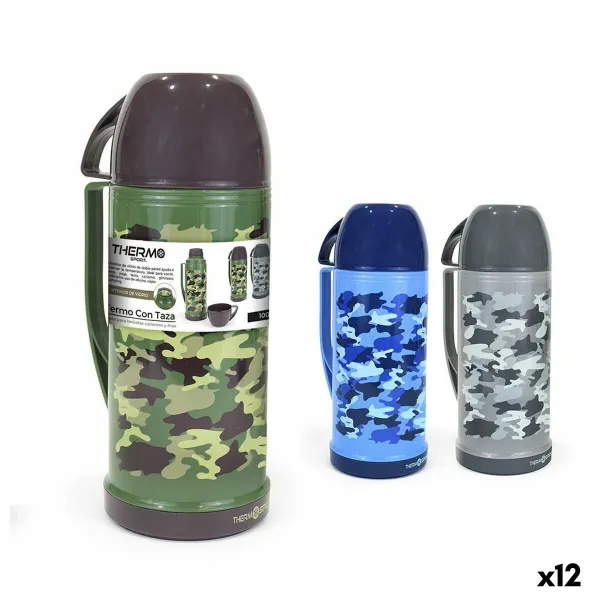 Travel thermos flask ThermoSport Multicolour 12 Units